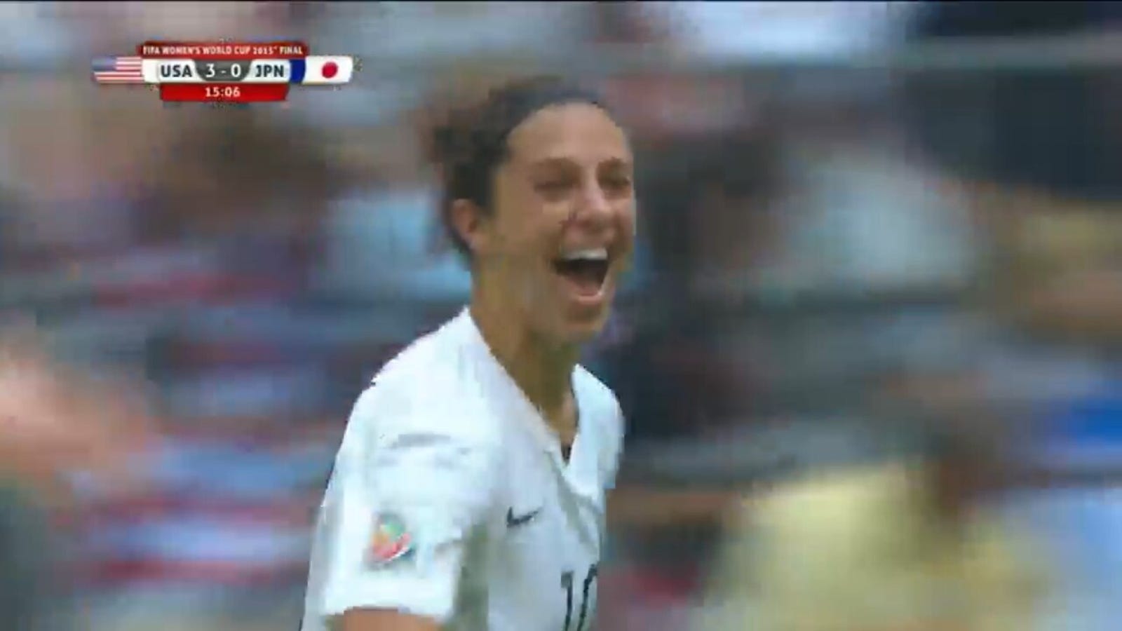 Carli Lloyd réalise un triplé lors de la finale de la Coupe du monde 2015