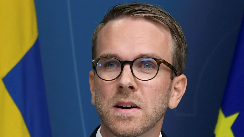 Ministre de l'Infrastructure Andreas Carlson.