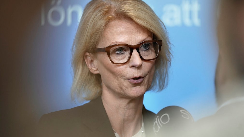 Ministre des Finances Elisabeth Svantesson (M).