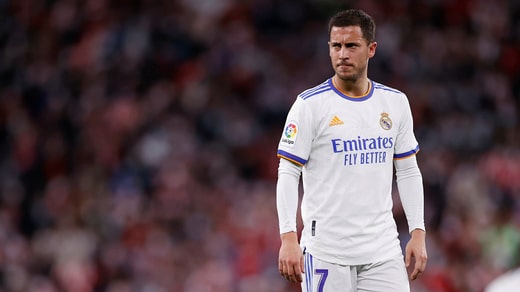 Le séjour de Hazard au Real Madrid n'a pas été couronné de succès. Il n'a marqué que sept buts en 76 matches.