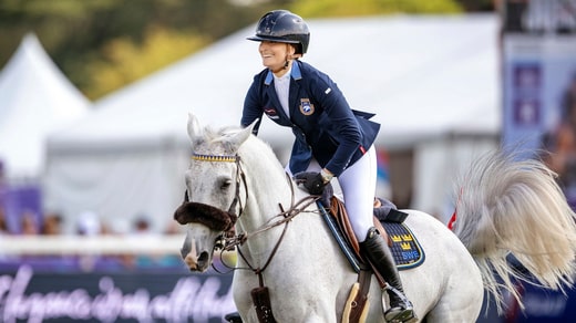 Wilma Hellström et la jument Cicci font partie des équipes en lice pour une place dans l'équipe olympique.