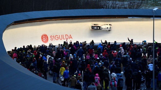 Les sports de luge doivent être organisés en Lettonie.