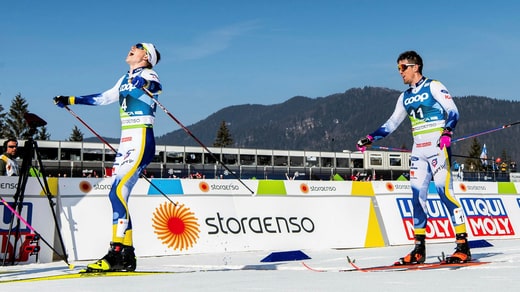 William Poromaa a remporté la médaille de bronze de la Coupe du monde dans la course de cinq miles à Planica, avec moins d'une demi-seconde d'avance sur Calle Halfvarsson.