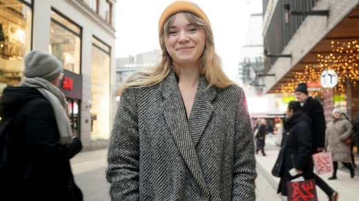 Manger sur place. Malin Kindmark est devenue plus attentive aux prix au cours de l'année.