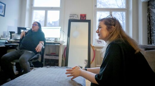 Rodney et Maria Dullaghan déclarent que leur plus grande inquiétude au moment de s'installer à Stockholm était le logement.