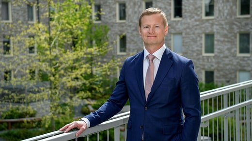 Marcus Svanberg, PDG de Länsförsäkringar fastighetsförmedling.