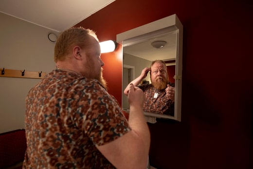 Le chanteur Anders Nordlund fait partie de Fernandoz depuis 1990.