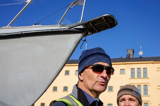Torbjörn, le père d'Erik Thedéen, a encouragé son fils à s'intéresser à la voile : 
