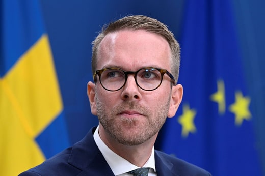 Ministre de l'infrastructure et du logement Andreas Carlson (KD).