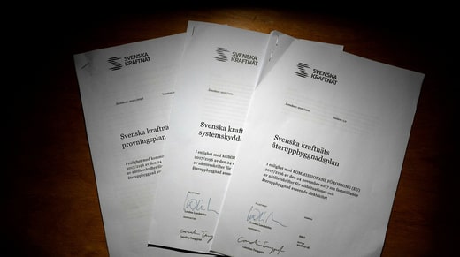 Les plans de Svenska kraftnät ont été jugés inadéquats, retardés et doivent être complétés pour être approuvés. Une deuxième procédure de contrôle peut maintenant être engagée.