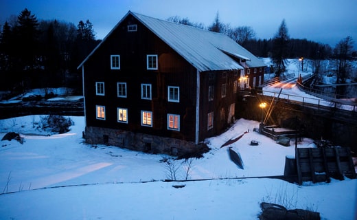 Le moulin abrite également un verger de pommiers.