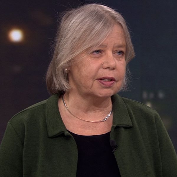 Photo : SVT Bitte Hammargren et une carte du Moyen-Orient avec des graphiques.