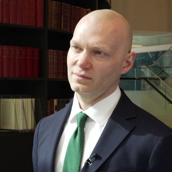 Ministre des marchés financiers Niklas Wykman (M).