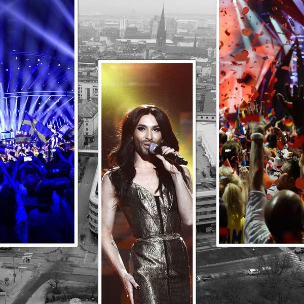 Photo : SVT/TT Guide de l'Eurovision à Malmö.